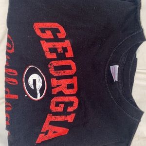 Black Georgia Bulldog Tshirt